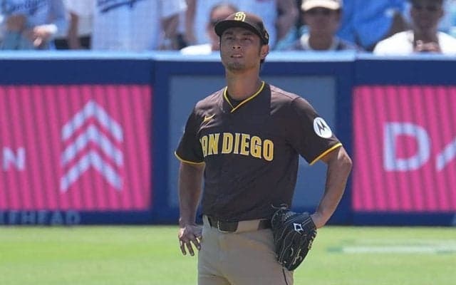 ダルビッシュは4回4失点で降板　痛恨の初回2被弾で3勝目逃す…大谷翔平には安打＆大飛球