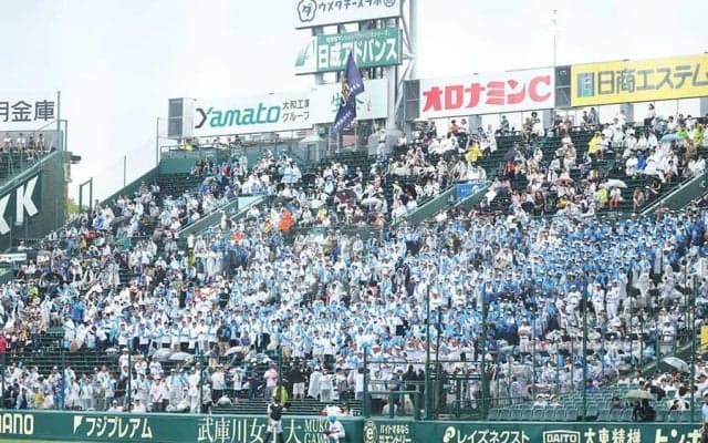 「頭から離れない」甲子園どよめく演奏…SNSでも話題、ノリノリで「眠気も飛びました」