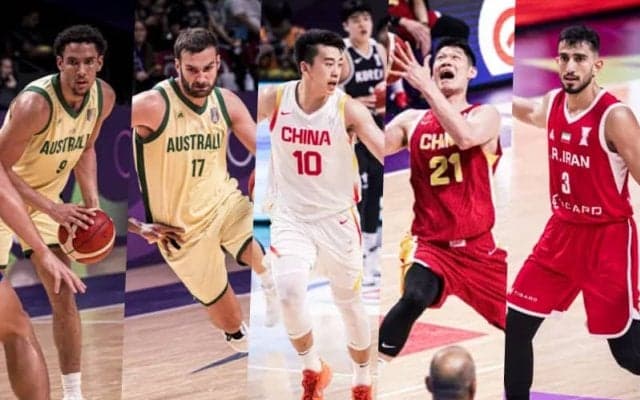 アジアカップの男子オールスター5が発表…オーストラリア・中国から各2名、イランから1名選出