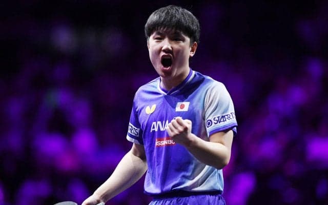 張本智和 日米エース対決を制して決勝進出！地元Vに王手【卓球 WTT横浜】