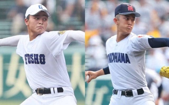 県岐阜商VS横浜は2年生エースの投げ合いか！大きく縦に落ちる変化球が冴えるか、剛球が冴えるか【第107回夏甲子園準々決勝みどころ】