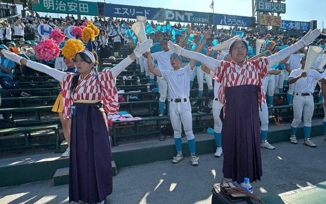 山梨学院を後押し…“大正ロマン風”女子応援団の思い　コロナ禍で中断も復活「責任持って」