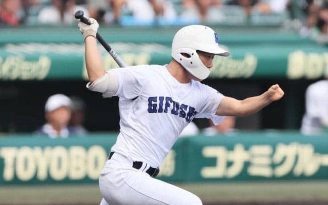 「ハンディ抜きに素晴らしい選手…」3試合連続安打の横山温大（県岐阜商）に高校野球ファン絶賛！横浜の152キロ右腕から打てるか