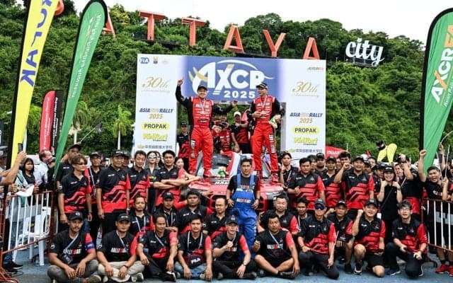AXCR2025 レグ8：チーム三菱ラリーアートが悲願の王座奪還
