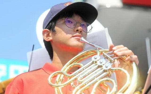 1人で始まった吹奏楽同好会、味わった夏　京都国際中・朴材潤さん