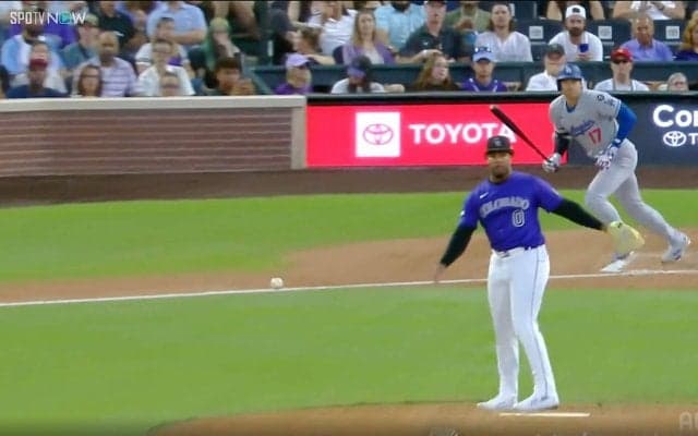 大谷翔平の打球を「今度はよく捕った」称賛もショートが“ほぼ二塁上” ネット驚き「シフトにやられた」