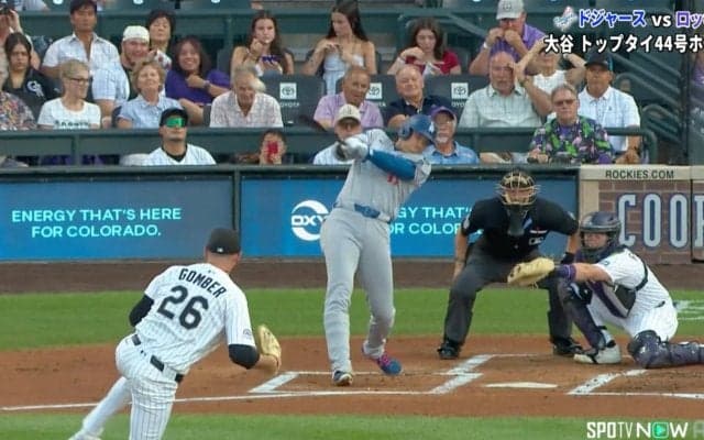 大谷翔平、186キロ“爆速ホームラン”に「打球早すぎやろ」「ミサイルやん」驚愕の打球速度にファン騒然
