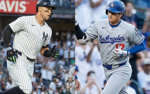 大谷翔平を含めMLB史上たった4人…　ジャッジが伝説級快挙、2年連続記録の衝撃