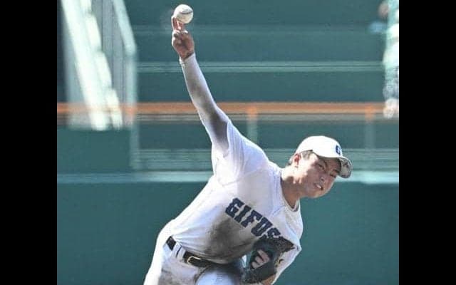 甲子園で3完投　県岐阜商のエース柴田が心がけた「笑顔と余裕」