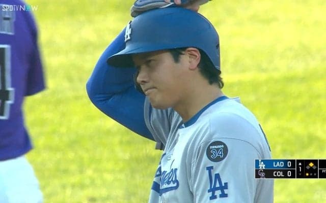 『行けたかな～』大谷翔平、“コンマ”単位の走塁判断にムムム顔 「このあと投げるんでしょ！？」「走りたさそうで草ｗ」反響続々