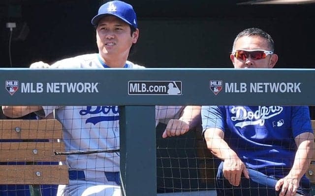 大谷休養日もド軍2桁安打で快勝　ベンチで試合見守る…“産休”以来の欠場