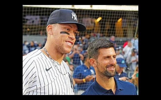  ジョコ ヤンキースの始球式に登場 