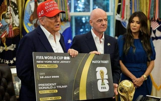 W杯の抽選、米首都で12月に　トランプ氏「プーチン氏来るかも」