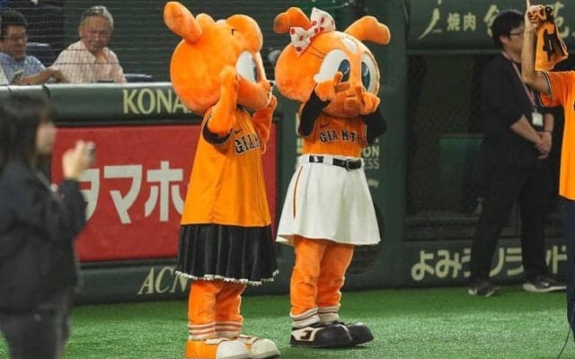 巨人マスコットが沖縄尚学を異例の祝福？　華麗な舞…MCも反応「エイサーでしょうか」