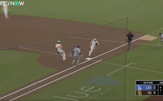 何が起きた？ 大谷翔平、内野ゴロで“まさかの展開”「ヒヤヒヤするわ」「怖すぎ」とんでもない爆速スピードに相手野手がビビる…ファン騒然