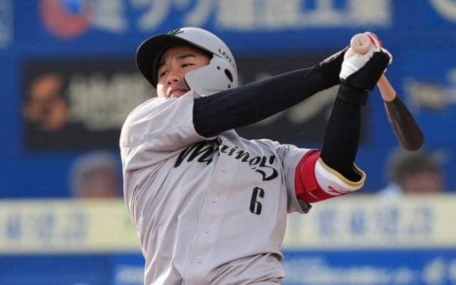 どん底.132→史上初の新人首位打者へ　“激変”したロッテドラ1…2軍監督からの金言