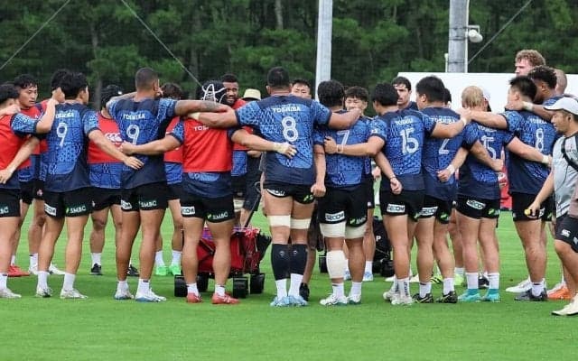 ラグビー日本代表、カナダ代表戦に向け宮崎で準備を進める。パシフィックネーションズカップ