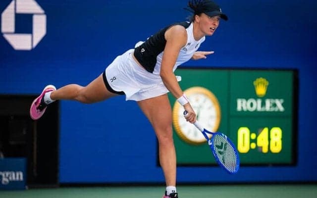 シフィオンテク 世界84位に快勝し7年連続初戦突破！ウィンブルドンに続いてのグランドスラム制覇へ好スタート[全米オープン]