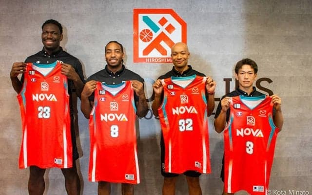 広島ドラゴンフライズがスミスら獲得で戦力強化…新加入4選手が「屈しない魂」注入