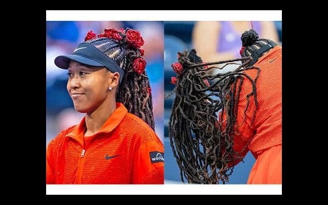  大坂なおみ 試合前にウィッグ外す 