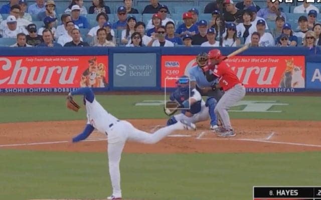 絶対打てない？ 大谷翔平の魔球が「ノーチャンス」 解説者ドン引き… “完璧すぎる1球”に打者が動けなくなる