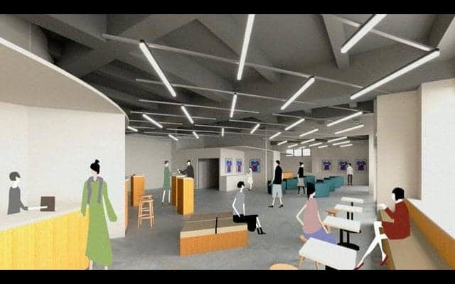 VF甲府と山梨中銀が新店舗　金融×スポーツ×デジタルで市街活性化