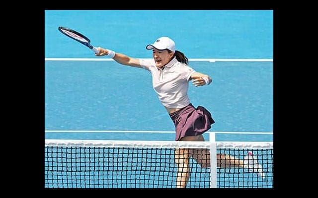  青山修子組 死闘制し全米OP初戦突破 