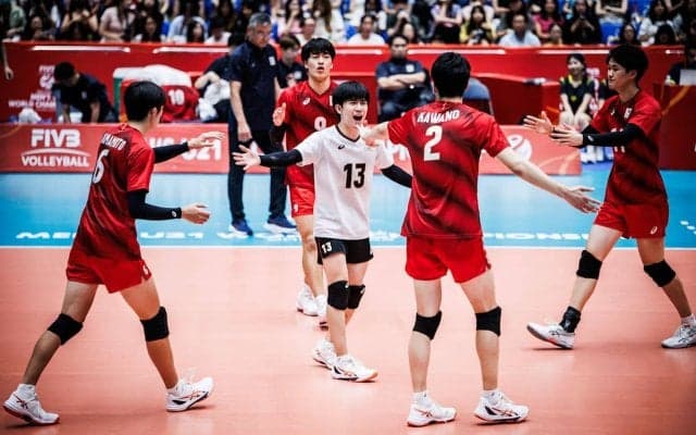 U21男子日本代表　世界選手権最終戦で韓国に勝利し11位で終了