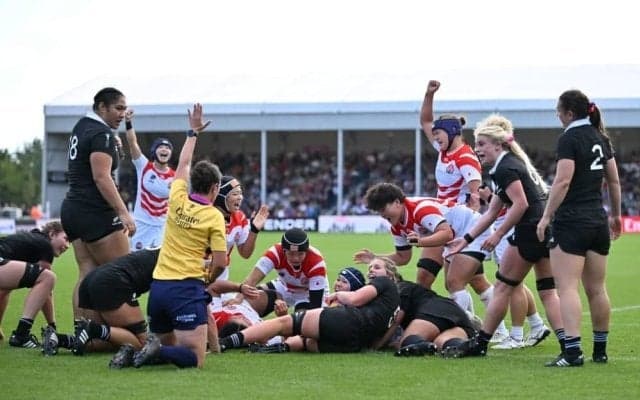 【ハイライト動画あり】サクラフィフティーン、2連覇中のニュージーランド代表に果敢に挑むも敗戦。女子ラグビーワールドカップ