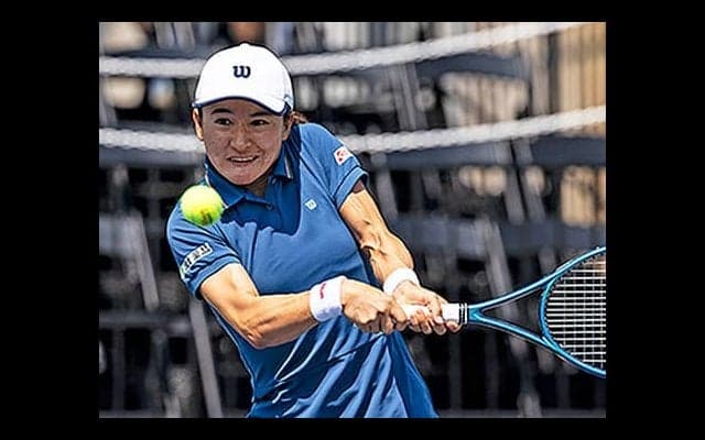  青山修子ペア 全米OP8強逃す 