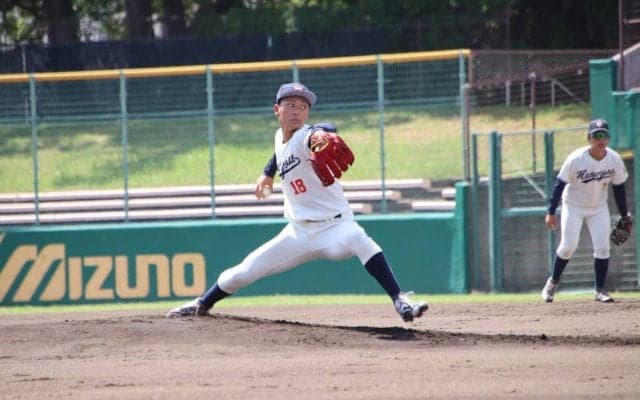 花園大の最速155キロ右腕が7回無失点の好投！目標は支配下でプロ入り【京滋大学野球】
