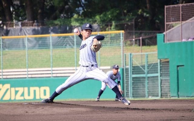 佛教大の長身右腕がわずか3回で降板も仕上がり順調！プロ志望届提出を名言【京滋大学野球】
