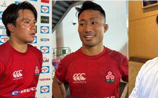 石田吉平、長田智希、木田晴斗。WTBのポジションを争う3人の現在地。ラグビー日本代表