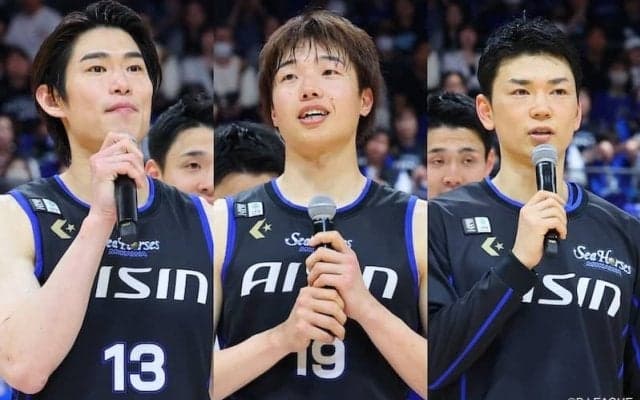 シーホース三河、“東海大トリオ”がキャプテン就任…須田侑太郎「日々切磋琢磨していきます」