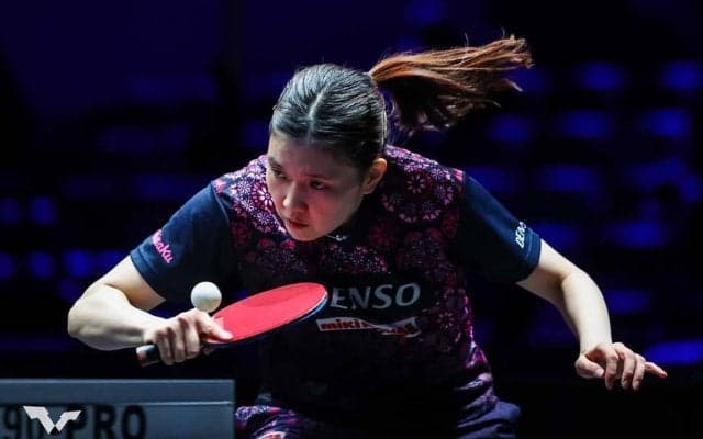 橋本帆乃香、赤江夏星との同士討ちにストレート勝利で8強入り　世界50位撃破の第2シードが中国勢と対戦へ【WTTコンテンダーアルマトイ】