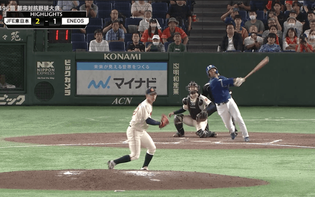 投手陣が粘ったJFE東日本、ENEOSと延長11回の戦いを制してベスト8進出。都市対抗野球大会