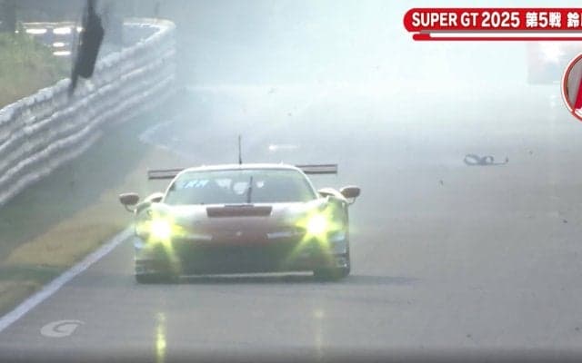 ウソだろ…突如タイヤが“破裂”も「ちゃんとコントロールしてたよね」 レーサーを唸らせた凄技に「よく持ちこたえた」の声