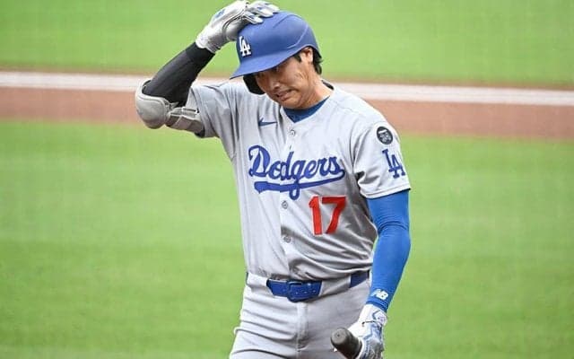 大谷翔平、日本選手最多タイの1080三振　初回に空振りK…イチローに並ぶ“強打者の勲章”