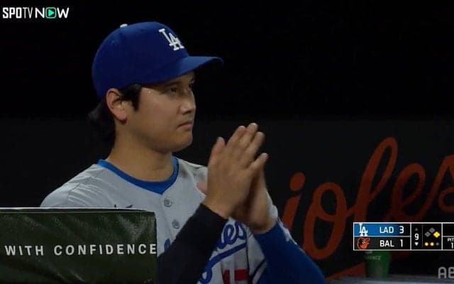 大谷翔平も大きな拍手…山本由伸、ノーノー目前の熱投に敵地もスタンディングオベーションの圧巻光景