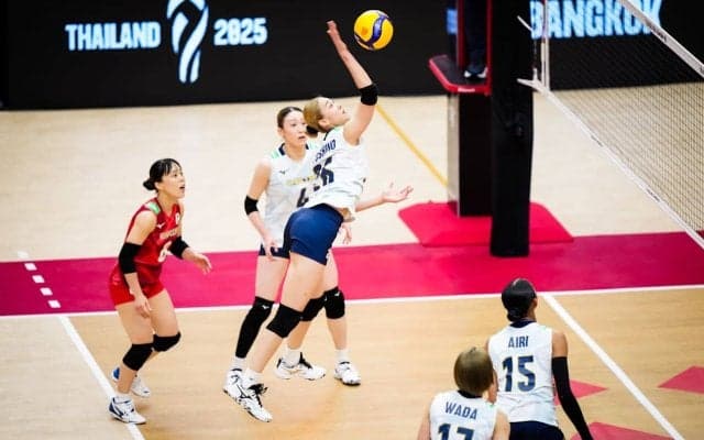女子日本代表　セットカウント0-2から粘りを見せるもブラジルに敗れ4位で大会終了