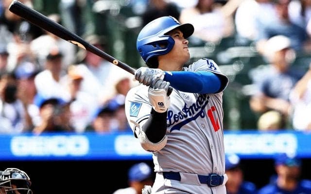 大谷翔平、菅野智之から2打席連発47、48号　全5出塁で勝利貢献　ドジャースは6試合ぶり白星で泥沼脱出