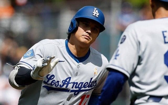 大谷翔平、菅野から2打席連発47号＆48号　ド軍連敗5でストップ…待望の9月初勝利