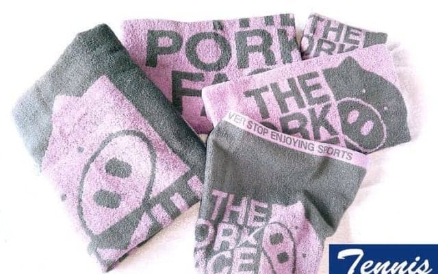 上質な肌触りの泉州タオルで「どこかで見た」組み合わせが好評【blan&co.『THE PORK FACE』スポーツエディション／GEAR SELECTION TENNIS EYE】