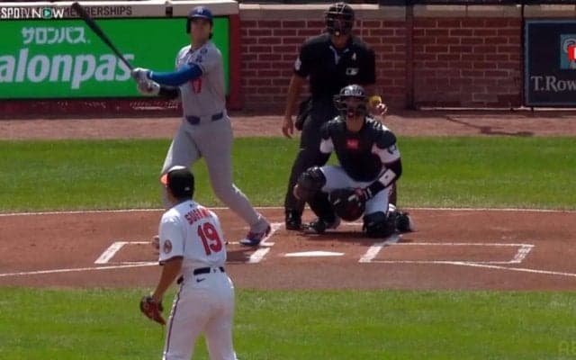 大谷翔平、菅野智之のキレッキレ“逃げる変化球”にホームランで一発回答！ メジャー初対決の“ドラフト同期”に手厳しいご挨拶