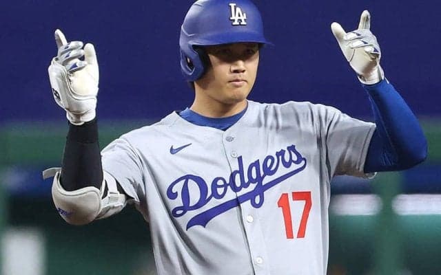 大谷翔平が無意識に英語で「Yeah!!」　ド軍の雰囲気物語る叫び、ベンチで見せた“待望の瞬間”