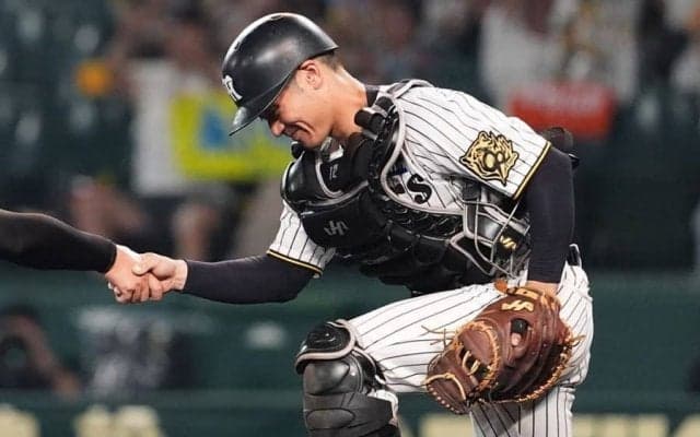 阪神のV直後…虎党が発見「トレンドになるわ」　正捕手の“振る舞い”に「抜け目がない」