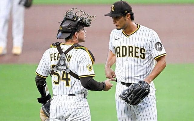 ダルビッシュが被弾直後に捕手へ“怒り”　珍しい一幕…思わず「試合前に変えられるじゃん」