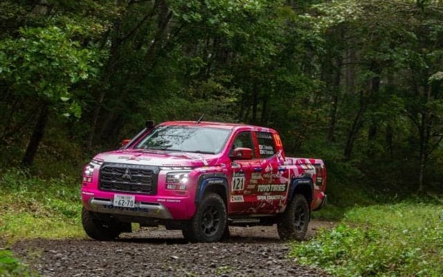 ラリー北海道：XCRスプリントカップに参戦した三菱トライトンが存在感を発揮