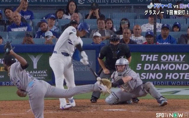 大谷翔平、183キロ爆速ヒットに「ものすごい音したw」「打球えっぐw」凄まじい打球音が鳴り響く…ファン騒然