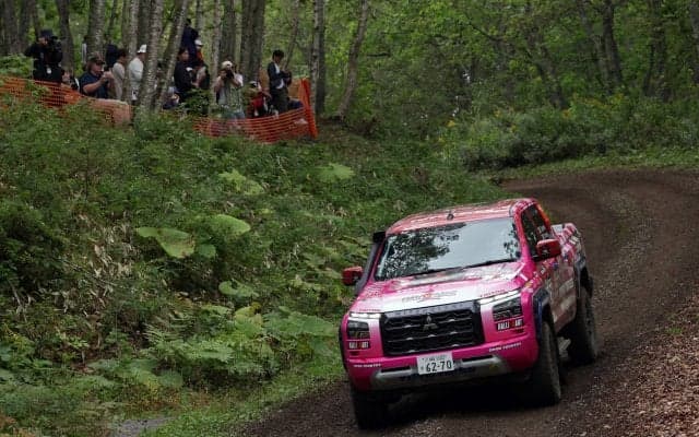 ラリー北海道でXCRスプリントカップに参戦した三菱勢が奮闘